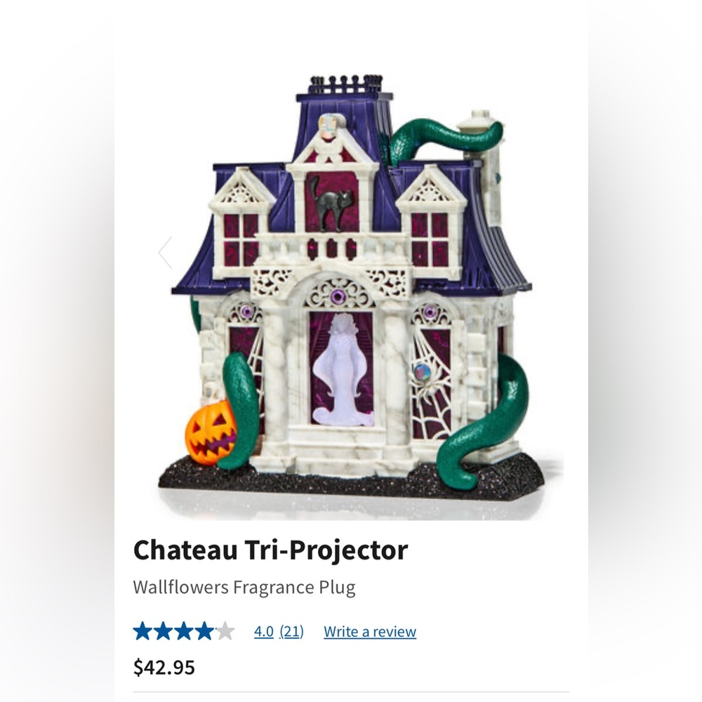 Bath & Body Works Projector Fragrance Plug Halloween Haunted House wallflowers